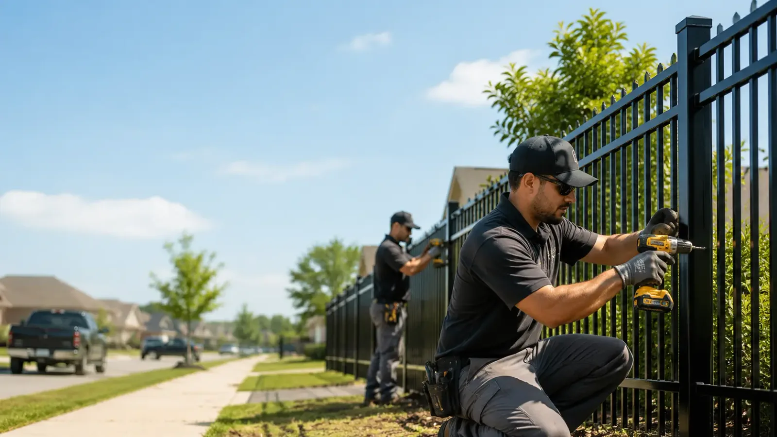 Metal Fence Installation in Broad Brook, CT